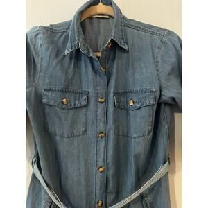 Boutique Denim Dress size small new without tags ￼